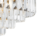 Lampadario-Contemporaneo-Revero-Metallo-Ottone-12-Luci-Diffusori-Vetro