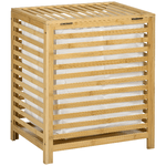 HOMCOM-Cesto-Portabiancheria-a-Doghe-in-Bambu-e-Tessuto-con-Coperchio-e-Sacca-Rimovibile-50x36x60-cm