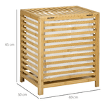 HOMCOM-Cesto-Portabiancheria-a-Doghe-in-Bambu-e-Tessuto-con-Coperchio-e-Sacca-Rimovibile-50x36x60-cm