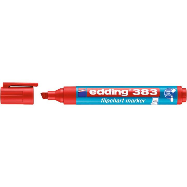 edding-pennarello-per-lavagna-a-fogli-mobili-383-10---50-mm-rosso