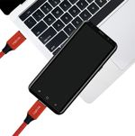 Logilink---Cavo-USB---Da-USB-C--M--a-USB-C--M----USB-2.0---5-V---3-A---1-m---rosso-RAL-3024--CU0156-