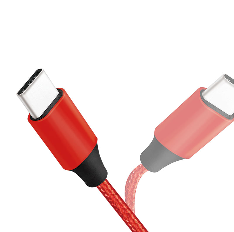 Logilink---Cavo-USB---Da-USB-C--M--a-USB-C--M----USB-2.0---5-V---3-A---1-m---rosso-RAL-3024--CU0156-