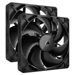 Corsair iCUE LINK RX140 Case per computer Ventilatore 14 cm Nero 2 pz (CORSAIR ICUE RX140 140MM PWM 2PK)