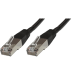 Microconnect STP60025S cavo di rete Nero 025 m Cat6 F/UTP FTP (F/UTP CAT6 0.25m Black LSZH - Outer Shield  Foil screenin