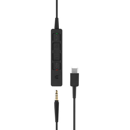 EPOS--SENNHEISER-ADAPT-135-USB-C-Auricolare-Cablato-A-Padiglione-Musica-e-Chiamate-USB-tipo-C-Nero