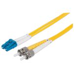 Intellinet 750011 cavo InfiniBand e in fibra ottica 2 m LC ST Giallo