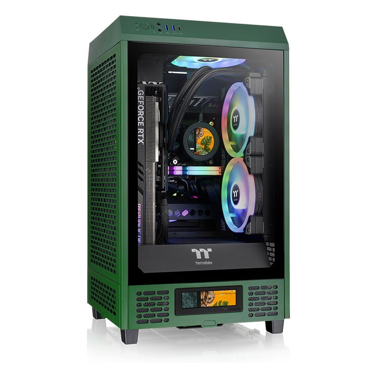 Finestra-di-visualizzazione-della-custodia-Thermaltake-The-Tower-200-Mini-Tower-Mini-ITX-Racing-Green