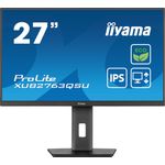 Iiyama ProLite XUB2763QSU-B1 Monitor PC 68,6 cm (27") 2560 x 1440 Pixel Full HD LED Nero