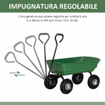 Outsunny-Carrello-da-Giardino-con-Struttura-in-Acciaio-e-Pneumatici-108x52x100cm-Verde