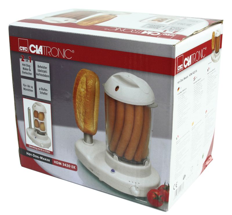 Clatronic-HDM-3420-EK-Macchina-per-hotdog-350W