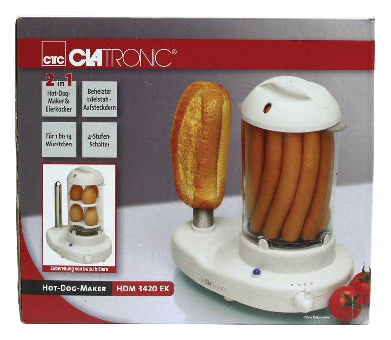 Clatronic-HDM-3420-EK-Macchina-per-hotdog-350W