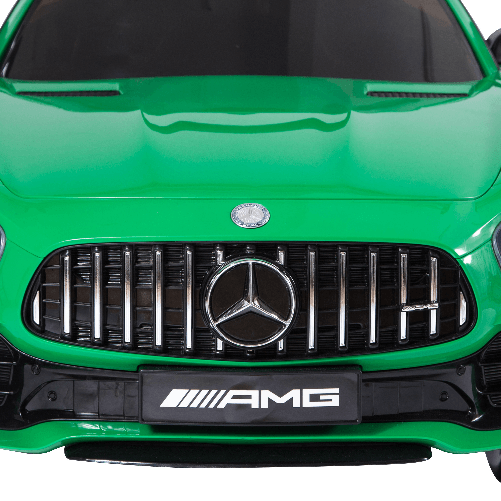 HOMCOM-Macchinina-per-Bambini-Elettrica-12V-con-Licenza-Mercedes-AMG-GTR-Velocita-3-5km-h-Telecomando-Luci-e-Suoni-Verde