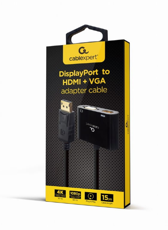 Displayport-Cable-0.1-M-Black