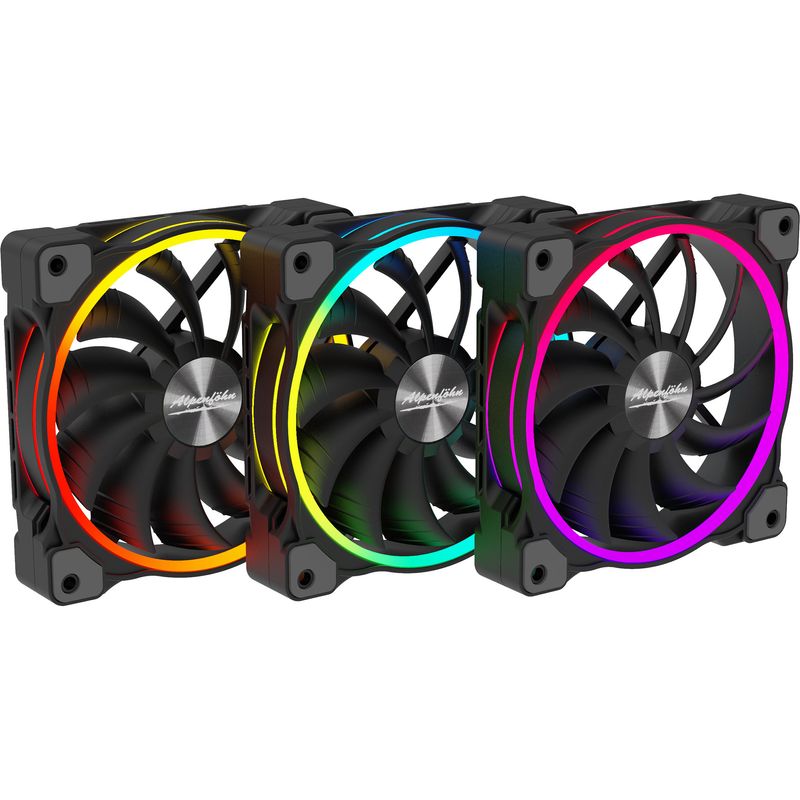 Alpenfohn-Wing-Boost-3-120mm-Addressable-RGB-High-Speed-PWM-Fan---Triple