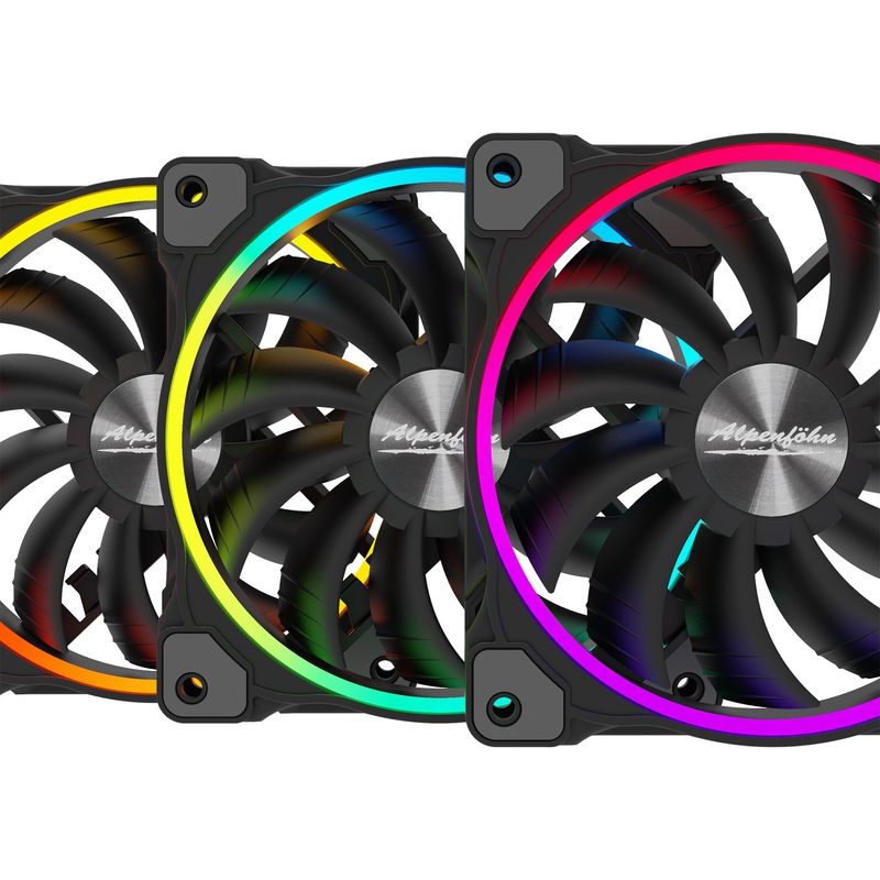 Alpenfohn-Wing-Boost-3-120mm-Addressable-RGB-High-Speed-PWM-Fan---Triple