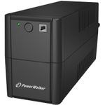 PowerWalker VI 850 SE A linea interattiva 085 kVA 480 W 2 presae AC (VI 850 SH UPS 850VA/480W - Line Interactive - 1xBat