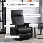 HOMCOM-Poltrona-Alzapersona-con-Telecomando-Schienale-Reclinabile-a-145°-e-Poggiapiedi-in-Similpelle-Nera-67x95x105cm