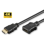 Microconnect HDM19192FV2.0 cavo HDMI 2 m HDMI tipo A Standard Nero (HDMI 2.0 Extension Cable 2m - Warranty 300M)