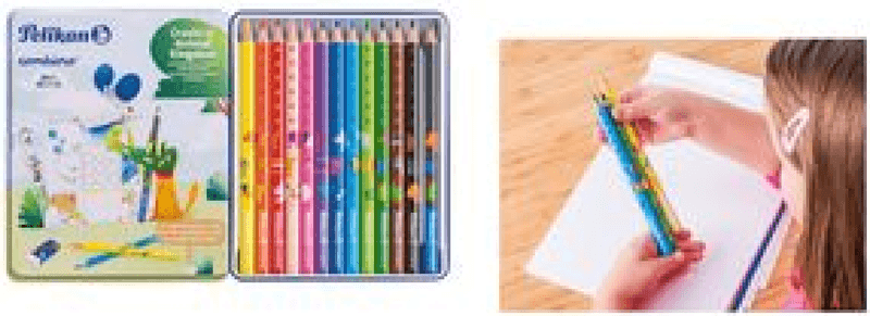 Matite-colorate-Pelikan-Set-pittura-Pelikan-Combino-121-multicolore