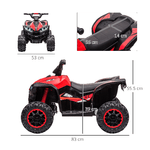 HOMCOM-Quad-Elettrico-per-Bambini-12V-2-Velocita-Ruote-Larghe-con-Sospensioni-e-Fari-LED-Eta-3-5-Anni-Rosso