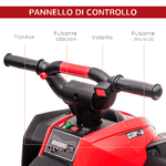 HOMCOM-Quad-Elettrico-per-Bambini-12V-2-Velocita-Ruote-Larghe-con-Sospensioni-e-Fari-LED-Eta-3-5-Anni-Rosso