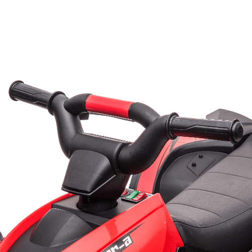 HOMCOM-Quad-Elettrico-per-Bambini-12V-2-Velocita-Ruote-Larghe-con-Sospensioni-e-Fari-LED-Eta-3-5-Anni-Rosso