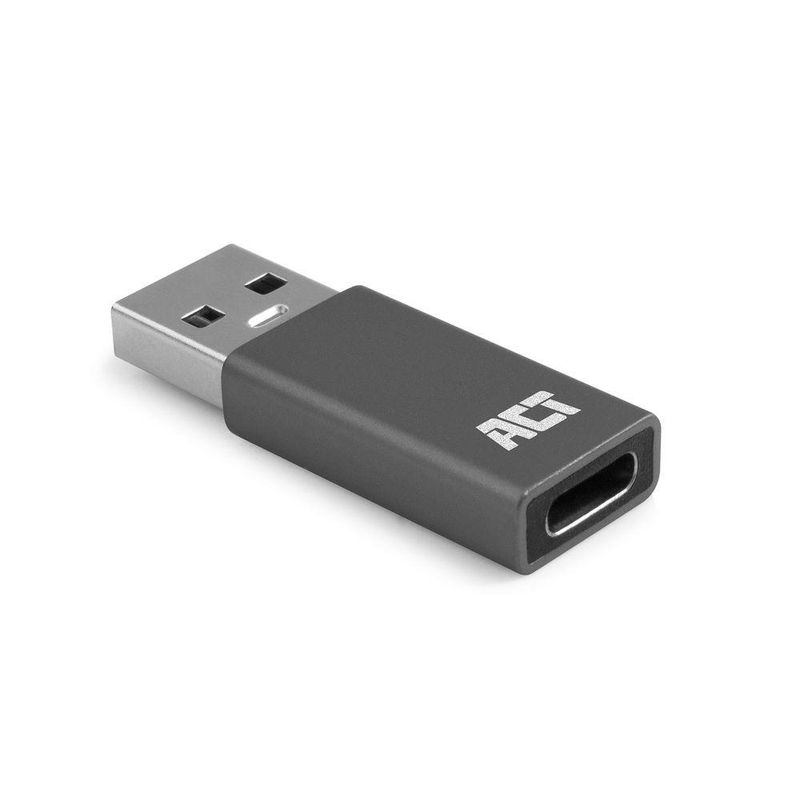 Modello-ACT-AC7375-per-cavo-USB-Type-C-USB-Type-A-Grijs