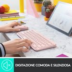 Logitech-K380-Multi-Device-Tastiera-Bluetooth-Wireless-Design-Easy-Switch-Sottile-Portatile-2-Anni-di-Batteria-Funziona-