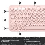 Logitech-K380-Multi-Device-Tastiera-Bluetooth-Wireless-Design-Easy-Switch-Sottile-Portatile-2-Anni-di-Batteria-Funziona-