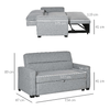 HOMCOM-Divano-Letto-a-1-Piazza-in-Tessuto-Seduta-2-Posti-e-Schienale-a-3-Reclinazioni-154x87x89cm---Grigio