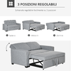 HOMCOM-Divano-Letto-a-1-Piazza-in-Tessuto-Seduta-2-Posti-e-Schienale-a-3-Reclinazioni-154x87x89cm---Grigio