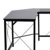 HOMCOM-Scrivania-Spaziosa-Nera-e-Finitura-in-Rovere-Perfetta-Postazione-da-Lavoro-per-Casa-e-Ufficio-a-Forma-di-L-con-Soluzione-Angolare-Finitura-in-Rovere-150x150x76cm-Nera