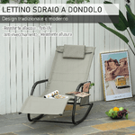 Outsunny-Poltrona-a-Dondolo-da-Giardino-con-Poggiatesta-e-Tasca-Laterale-150x62x88-cm-Nero-e-Grigio