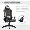 Vinsetto-Sedia-da-Gaming-Reclinabile-a-150°-con-Funzione-Dondolo-Poggiatesta-e-Cuscino-Lombare-Grigio