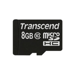 Transcend TS8GUSDC10 memoria flash 8 GB MicroSDHC NAND Classe 10