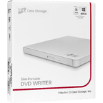 Lg HITACHI LG MASTERIZZATORE DVD ESTERNO BIANCO USB 2.0 GP57EW40