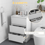 kleankin-Mobiletto-Bagno-a-2-Cassetti-in-Truciolato-con-Lavabo-in-Ceramica-Sintetica-61x37x88-cm-Bianco