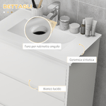 kleankin-Mobiletto-Bagno-a-2-Cassetti-in-Truciolato-con-Lavabo-in-Ceramica-Sintetica-61x37x88-cm-Bianco