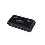 LogiLink USB 3.0 4x 5000 Mbit/s Nero