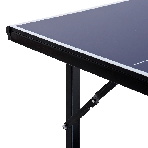 HOMCOM-Tavolo-da-Ping-Pong-Pieghevole-e-Salvaspazio-con-Rete-da-Gioco-per-Interno-in-Acciaio-e-MDF-182x91x76cm-Blu