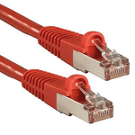 Lindy Cat.6 S/FTP 0.5m cavo di rete Rosso 05 m Cat6 S/FTP S-STP (Cat.6 S/Ftp 0.5M Networking - Cable Red Cat6 S/Ftp S-St