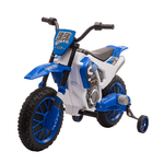 HOMCOM Moto da Cross Elettrica per Bambini da 3-5 Anni - Blu