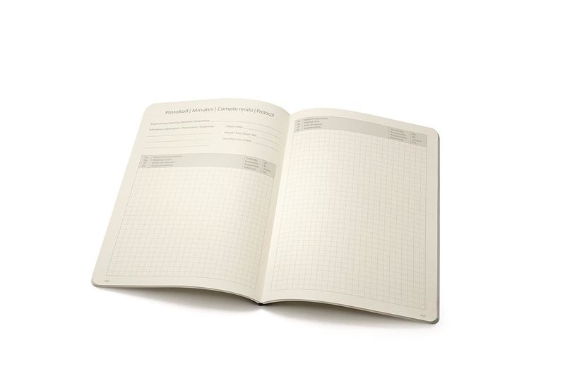 Quaderno-SIGEL-per-cartella-conferenze-Quaderno-Sigel-flex-A5-recensione-DIN-A5-a-quadretti-crema