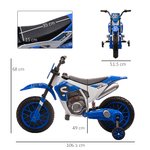 HOMCOM-Moto-da-Cross-Elettrica-per-Bambini-da-3-5-Anni---Blu