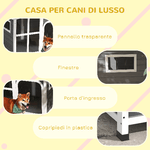 PawHut-Cuccia-per-Cani-da-Esterno-in-Legno-con-Tetto-Apribile-Cani-Taglia-Media-e-Grande-Grigio