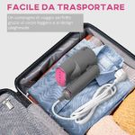 HOMCOM-Ferro-da-Stiro-Verticale-Stiratrice-a-Vapore-Regolabile-con-Accessori-Inclusi-Pieghevole-Portatile-e-da-Viaggio