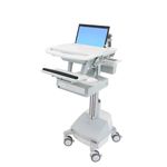 Ergotron StyleView Alluminio, Grigio, Bianco Computer portatile Carrello multimediale