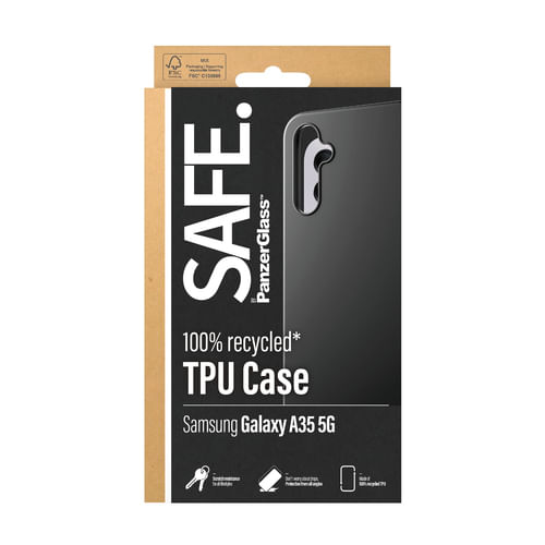 Custodia-in-TPU-PanzerGlass-SAFE-per-Samsung-Galaxy-A35-5G-nera