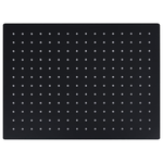 vidaXL-Testa-Doccia-a-Pioggia-Acciaio-Inox-40x30-cm-Rettangolare-Nera