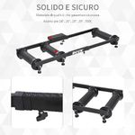 HOMCOM-Rullo-per-Bicicletta-Portatile-Allenamento-Fitness-da-Casa-Supporto-Bici-da-Terra-con-Lunghezza-Regolabile-49-×-16-×-82-137cm